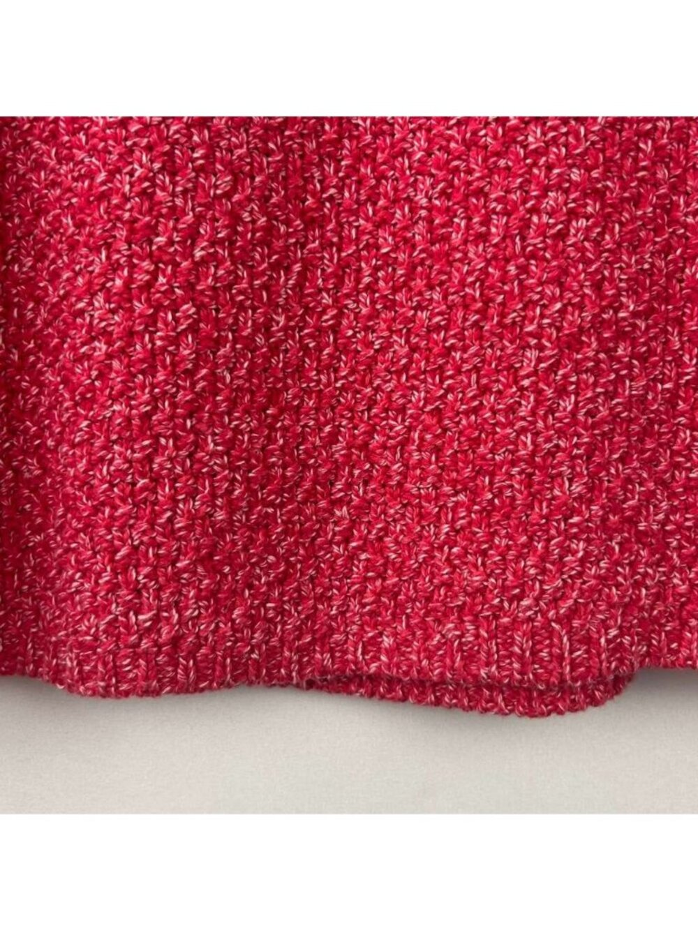 Talbots Womens Petites Sweater Hot Pink Side Zip Chunky Knit Pullover NWT - Picture 11 of 16